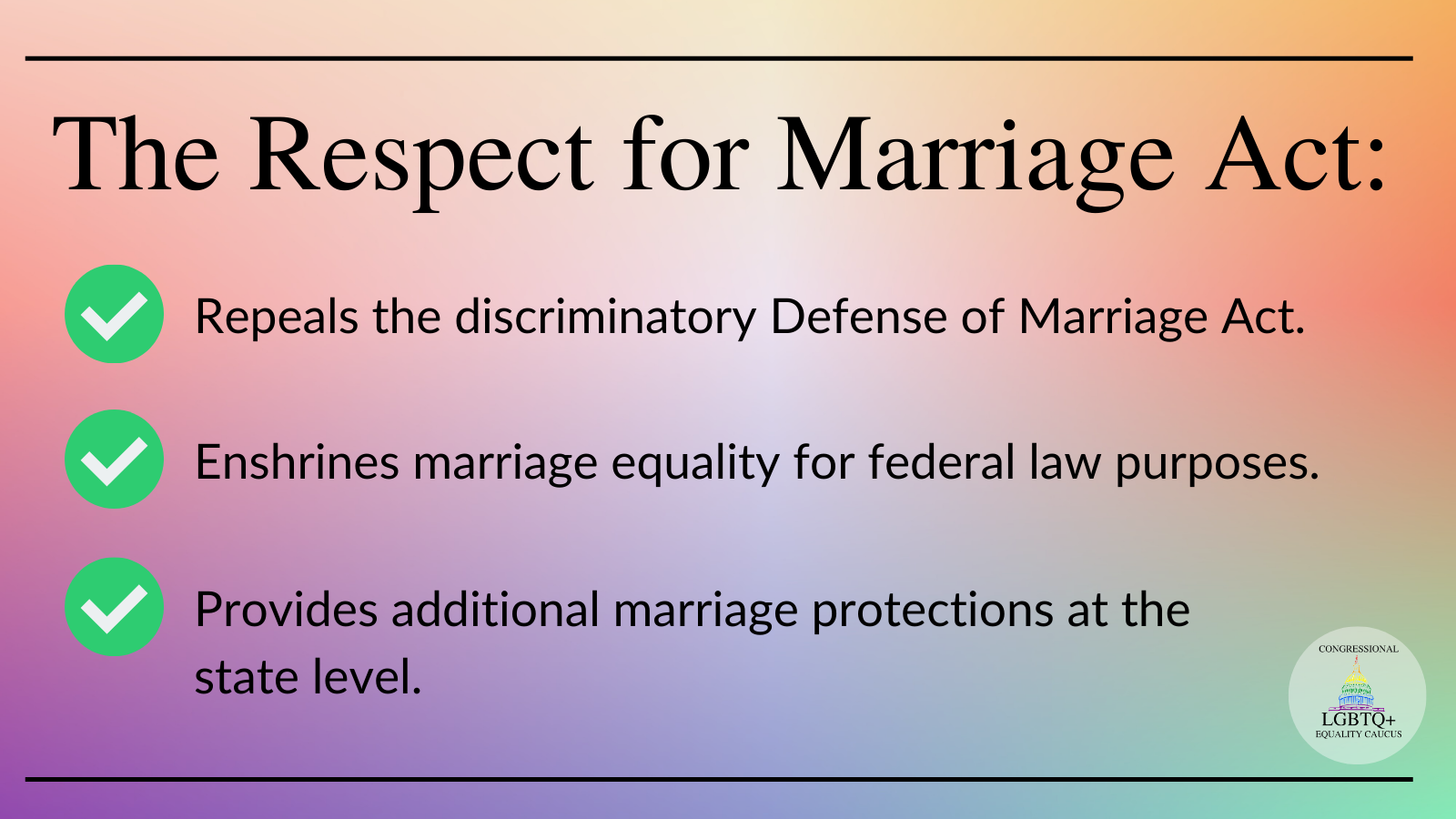 Respect for Marriage Act