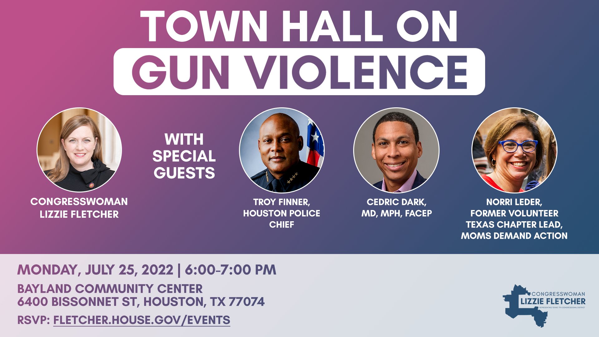 7.25 Town Hall on Gun Violence Updated