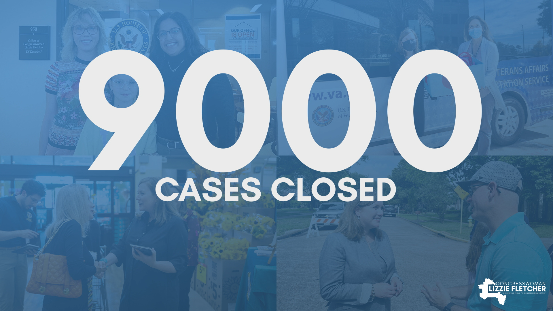 9000 Cases Closed