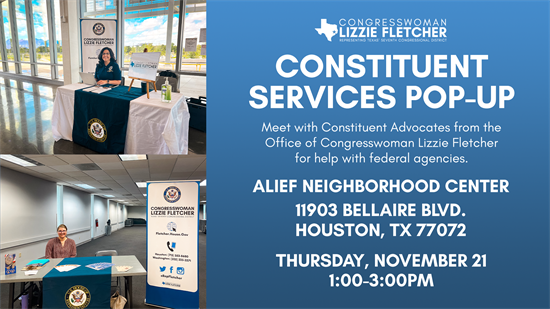 11.21 Constituent Services Pop-up Alief