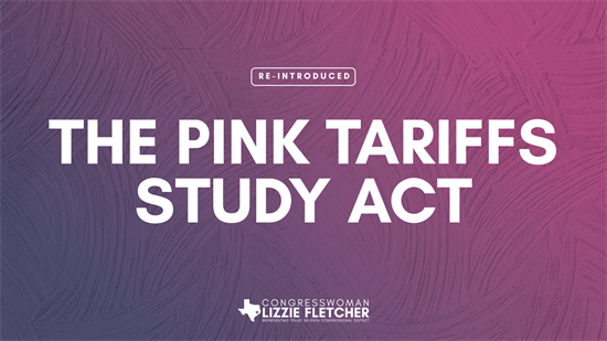 Pink Tariffs Study Act Reintro