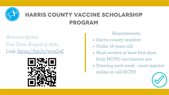 COVID Vaccine Scholarships