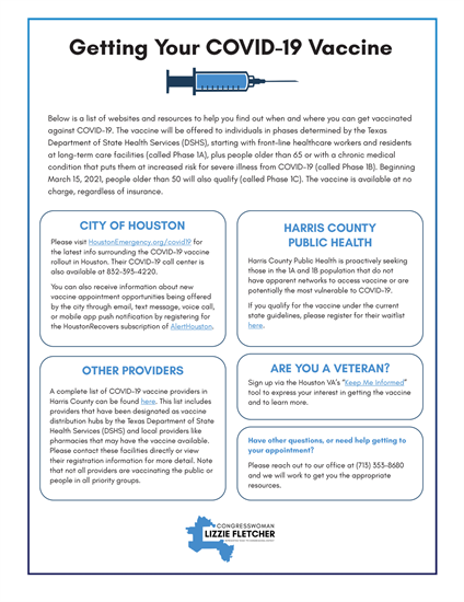 Getting Vaccinated One-Pager