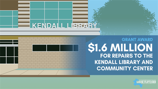 Kendall Library and Community Center Grant Award $1.6 Millon